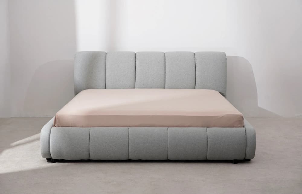 Sassari Modern Upholstery Bed Frame Queen L733 thumbnail 3