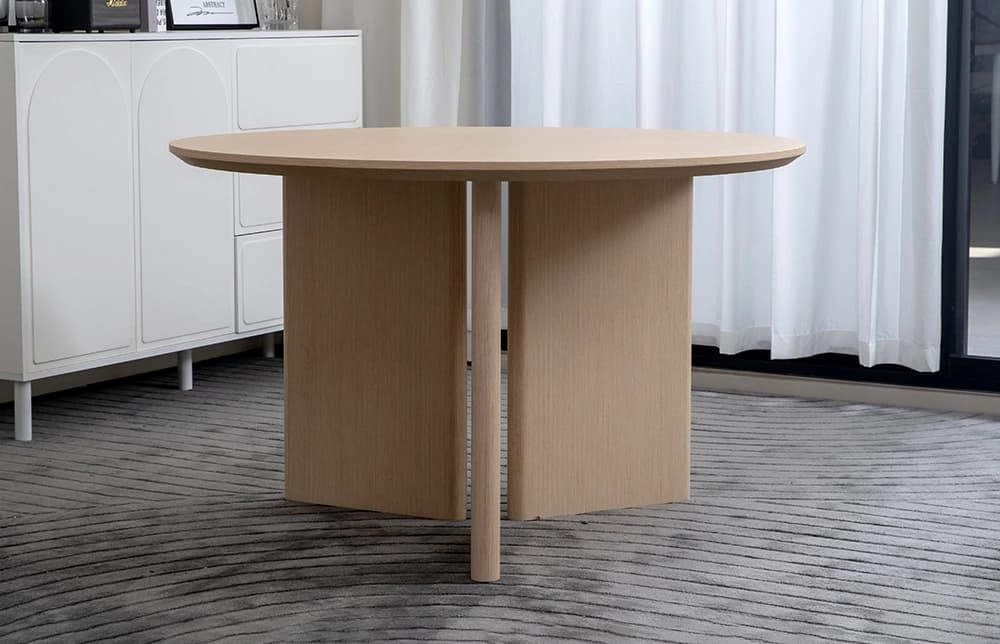 Wooden Round Dining Table and Chairs Set of 4 TD1016-MY205 thumbnail 3