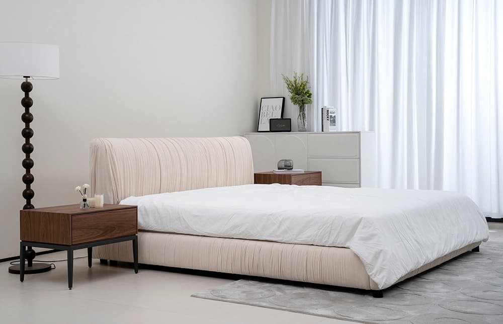 MIGLIO Flegant Pleated Twin Bedframe Fabric L738 thumbnail 3