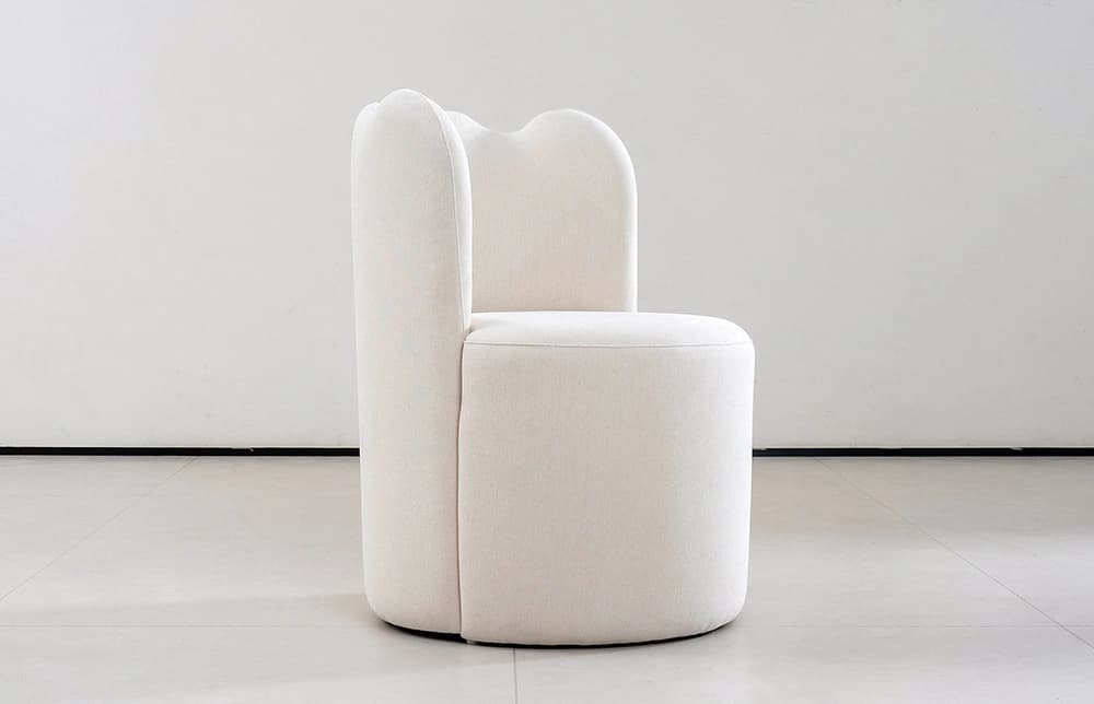 Dalia Wavy Back Dining Chair Minimalist MY196 thumbnail 3