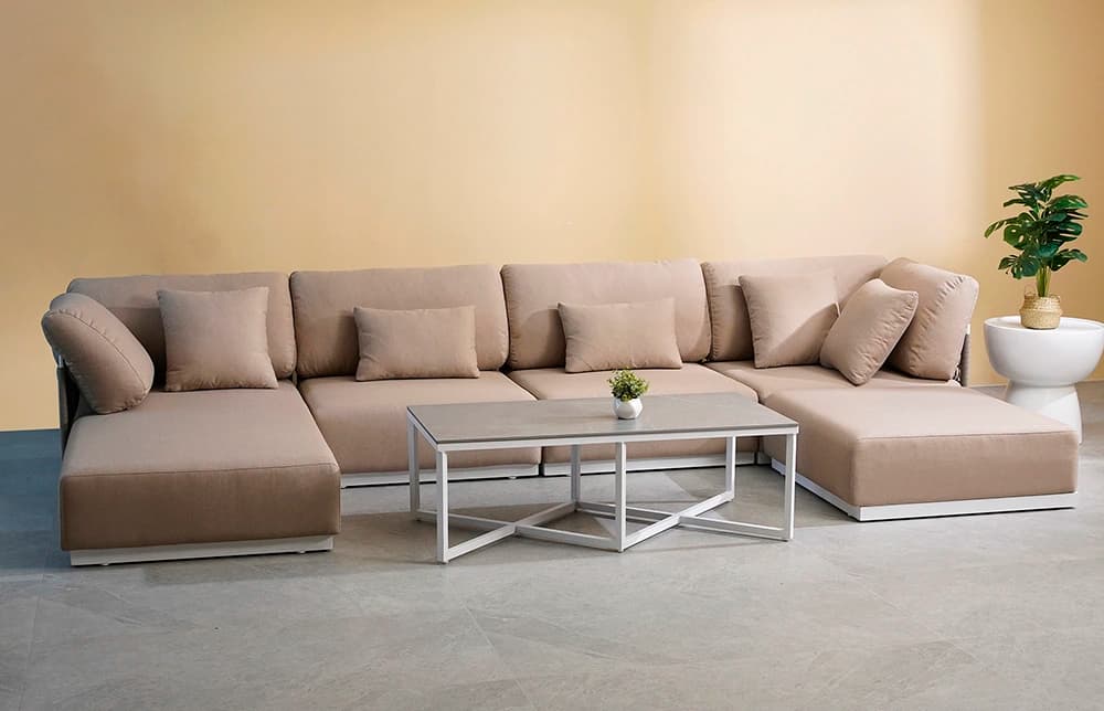 Amaca Woven Patio Modular Sectional Sofa H832 thumbnail 3