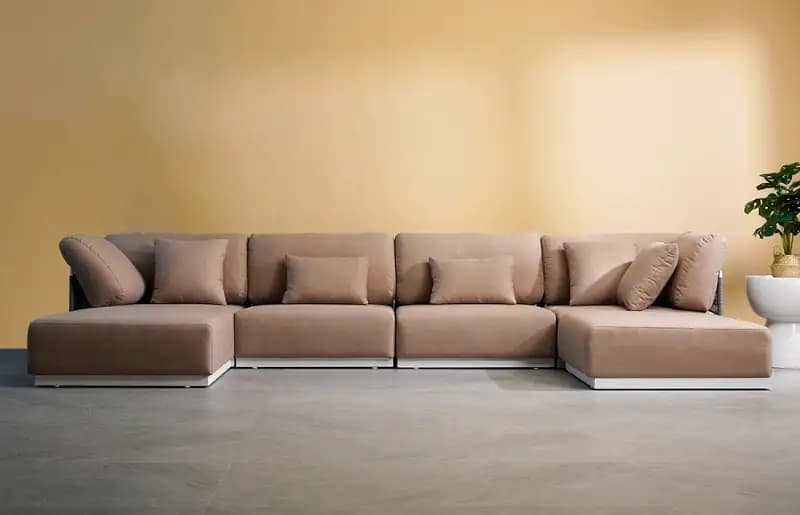 Amaca Woven Patio Modular Sectional Sofa H832 - View 1